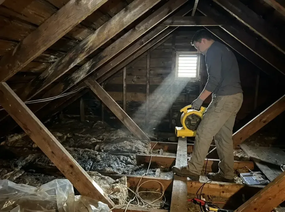 attic-water-damage-drying-proc-007 — frequently asked questions, Emergency Water Extraction & 24/7 Flood Response in Pembert…